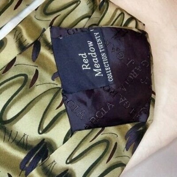 J. Garcia Red Meadow Collection Twenty Mens Necktie Grateful Dead Tie Jerry EUC - Picture 5 of 5